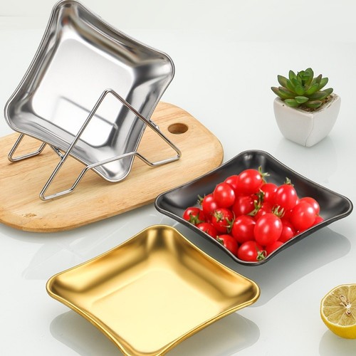 Piatto frutta acciaio inox - acciaio,