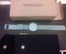 Orologio analogico Sekonda Palette 36mm donna rotondo blu con cinturino blu BN