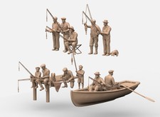 Figure Pescatore 1:35 Resina