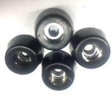 4 PIEDI DI RICAMBIO PAVIMENTO PER SINTETIZZATORE DYNACORD MARRONE T1000+RADIO+MORSETTO + RICERCATO