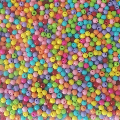 Lotto 1000 perline acryliche - lotto,