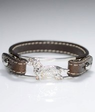 Bracciale cinturino in vera