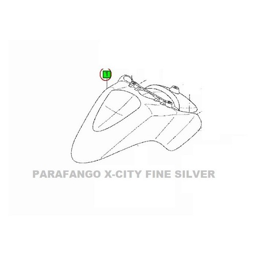 Parafango anteriore originale - anteriore,