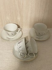 Bareuther Waldassen Bavaria Vintage Servizio Set 4 tazze te+4 piatti.Ottime cond