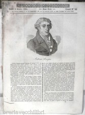 ANTICA STAMPA INCISIONE 1843