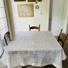 Vintage Tablecloth Floral