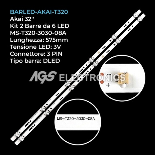 Kit barre strip - strip, 6