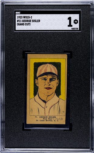 George sisler 1923 w515 - george,