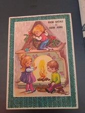 Cartolina  Buon Natale E Buon Anno Anni '60/'70 