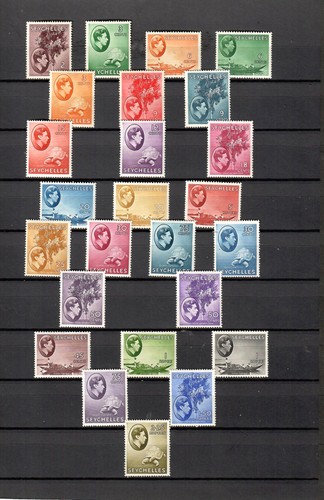 Seychelles 1937 set - seychelles, completo