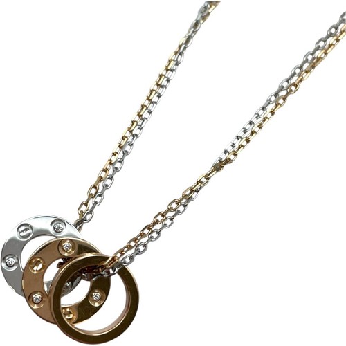 Collana tre cerchi cartier - collana,