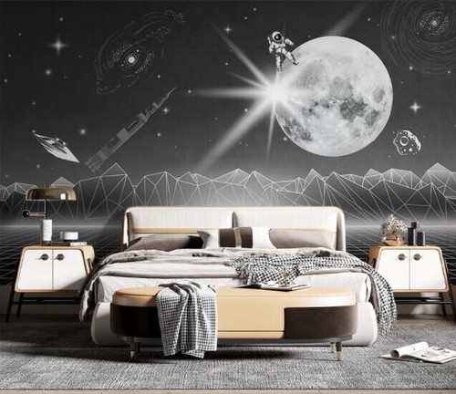 Carta parati universe - da, 3d