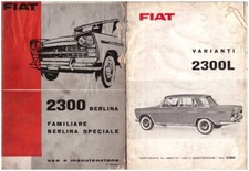 FIAT 2300 USO E MANUTENZIONE  – Driver’s HandbooK!