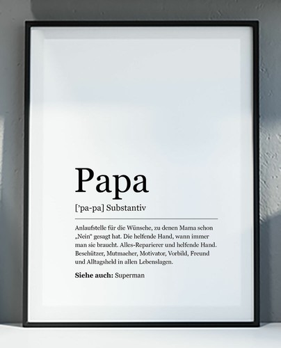 Quadro definizione papà