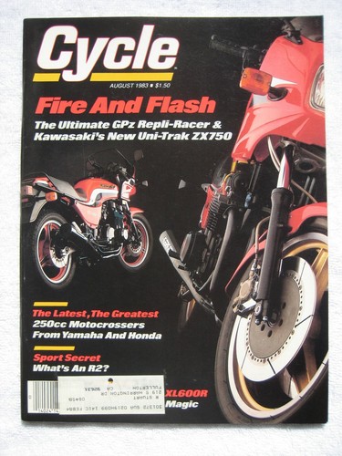 Cycle magazine august - august, 1983