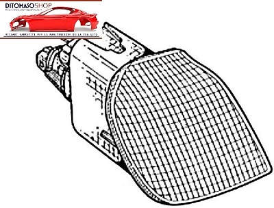 Fanalino anteriore bianco - fanalino, dx