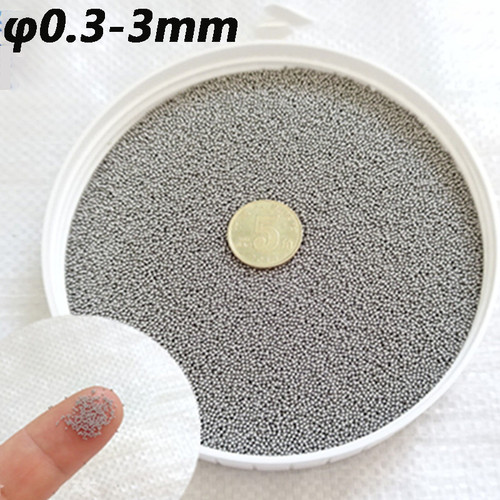 φ0 3mm microsfere acciaio - φ0,3-3mm,