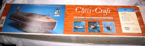 Dumas model boat 1940 - dumas, barrell
