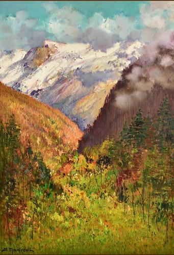 Sergio manfredi dipinto olio - sergio,