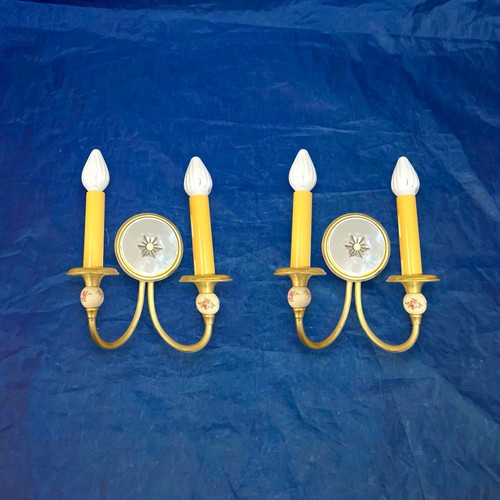 Coppia applique antiche in - applique,