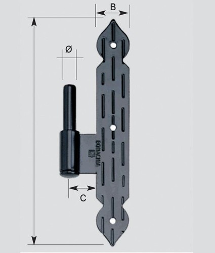 Maschietto spina cm25 d12 - maschietto,
