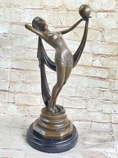Modern Bronze Figure -