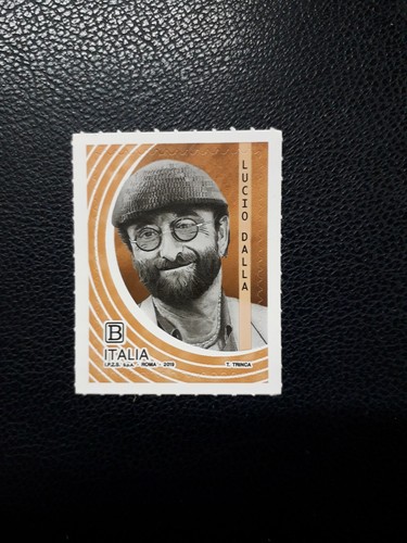 2019 italia francobollo lucio - italia,