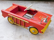 Triang Fire Chief pedal car auto a pedali pompieri Tri Ang England 1960 ORIGINAL