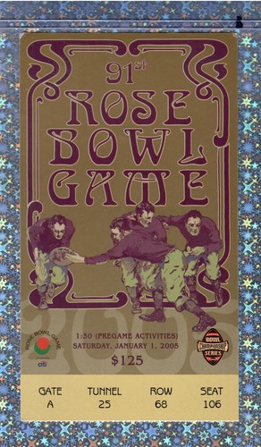 Biglietto rose bowl - bowl, michigan