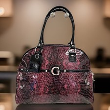 GUESS Burgundy Black Animal