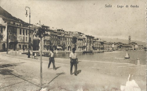 Salò lago garda barche - di,