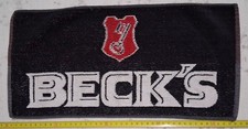Birra BECK'S Sottobicchiere Tovaglietta da pub-bar in stoffa(Misura 44 X 22 cm)