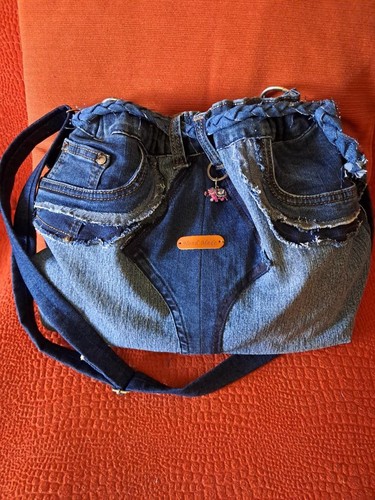 Borsa artigianale jeans - artigianale,