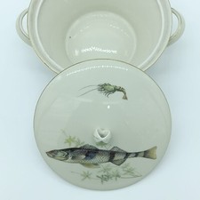 Zuppiera pesce Porcellana