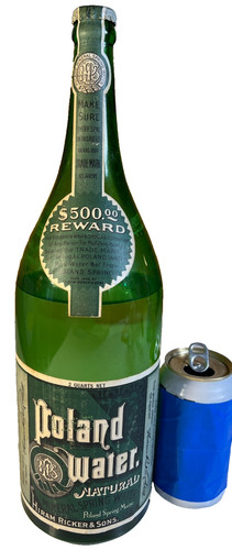 Antica bottiglia etichetta