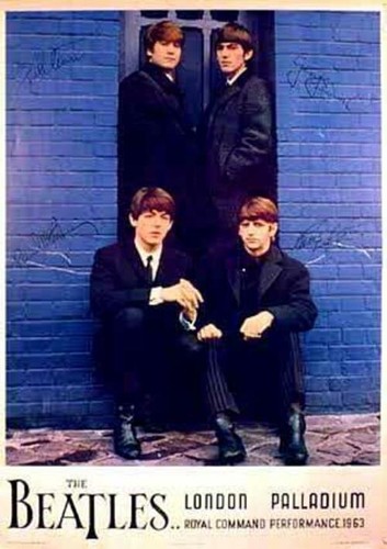 Poster vintage beatles - poster,