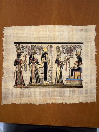 Papiro egiziano dipinto nano - papiro, a