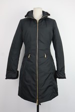 MONCLER GIUBBINO PIUMINO DONNA TG 2 JACKET DOWN WOMAN  LOGO VERA PELLICCIA