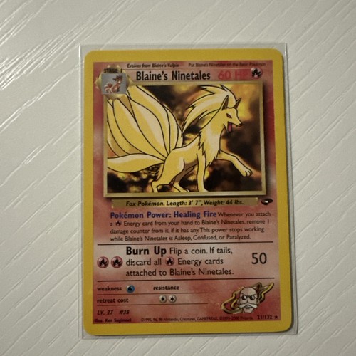 Pokemon blaine ninetales - blaine's,