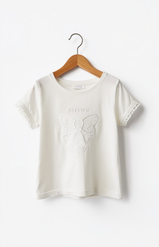 Shirt girocollo mezza - mezza, manica
