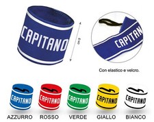 Fascia Capitano SPORTIKA Taglie Senior e Junior in 5 colori, Completi Calcio a 5