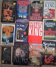 STEPHEN KING LOTTO 12 LIBRI LA ZONA MORTA DOLORES CELL INSOMNIA DESPERATION ETC