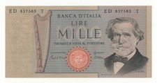 1000 LIRE GIUSEPPE VERDI II°