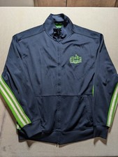 Y2K Eminem Shady LTD 8 Mile Edizione Limitata Track Jacket Zip Blu Uomo Taglia Large