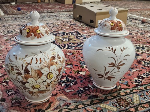 Coppia vasi ceramica bassano - coppia,