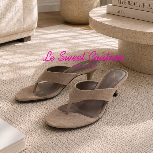 Zara woman ss26 beige - woman, suede