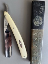 Rasoio Fontana modello Rex Solingen  a mano libera  razor coupe choux