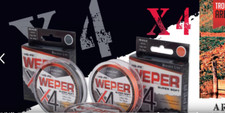 Trecciato Colmic Weper X4 braided line 92mt spinning Trout Area, fiume lago mare