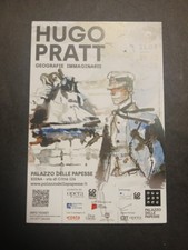 HUGO PRATT SIENA GEOGRAFIE IMMAGINARIE CARTONCINO MOSTRA
