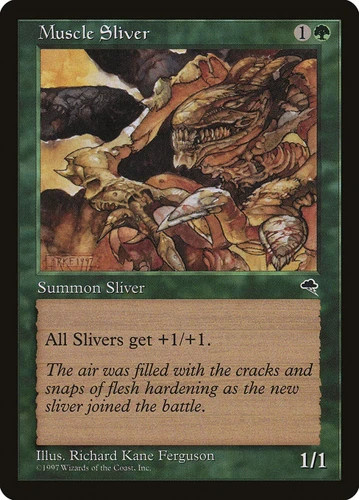 Muscle sliver tempest mtg - sliver, lp